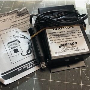 3/$32 Jameson Auto Power Converter #29-01 For Florescent Work Light 1525C/1550C